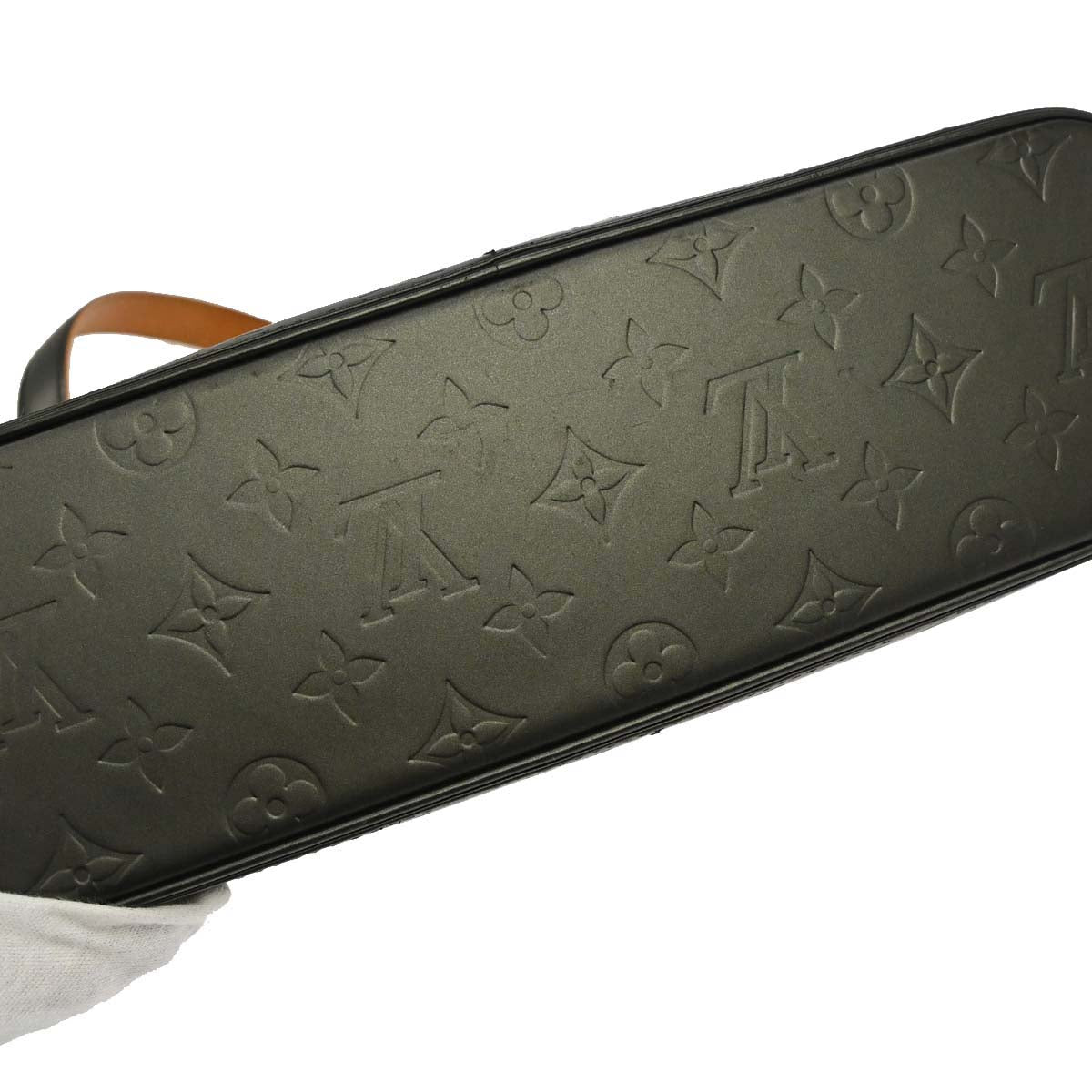 Louis Vuitton 2003 Black Monogram Mat Sutter Handbag M55165