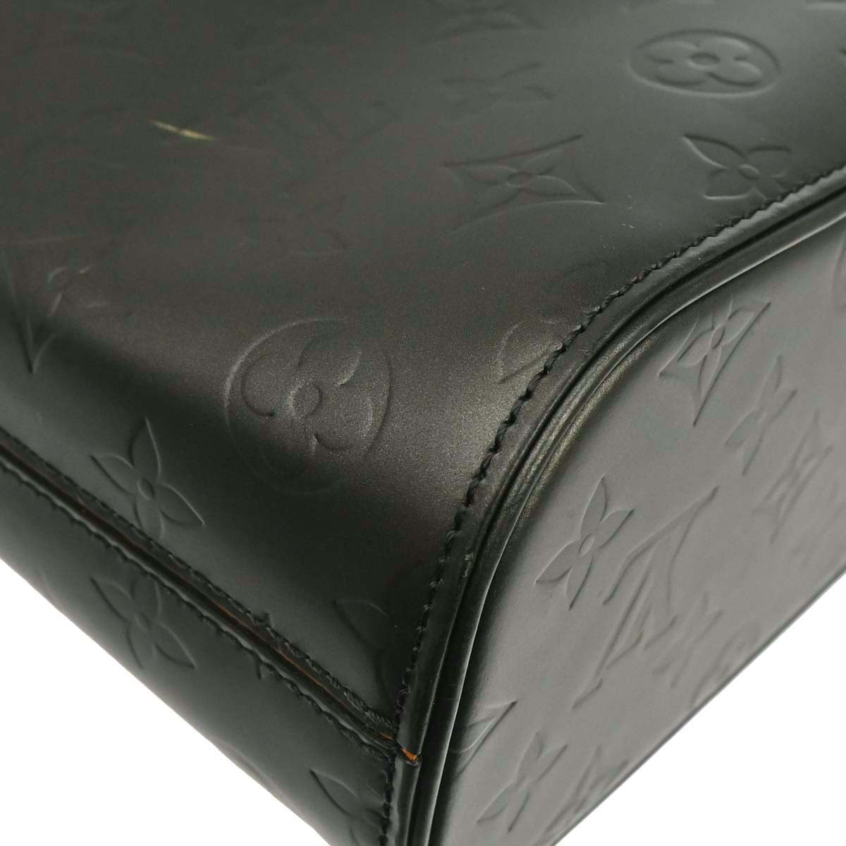 Louis Vuitton 2003 Black Monogram Mat Sutter Handbag M55165