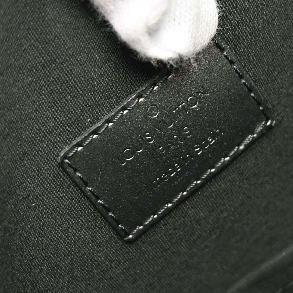 Louis Vuitton 2003 Black Monogram Mat Sutter Handbag M55165