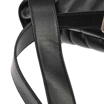 Saint Laurent Black Leather Loulou Backpack
