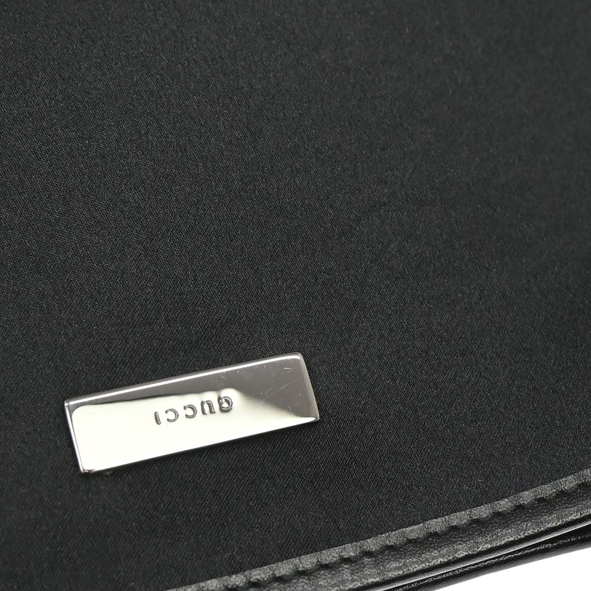 Gucci Black Satin Handbag