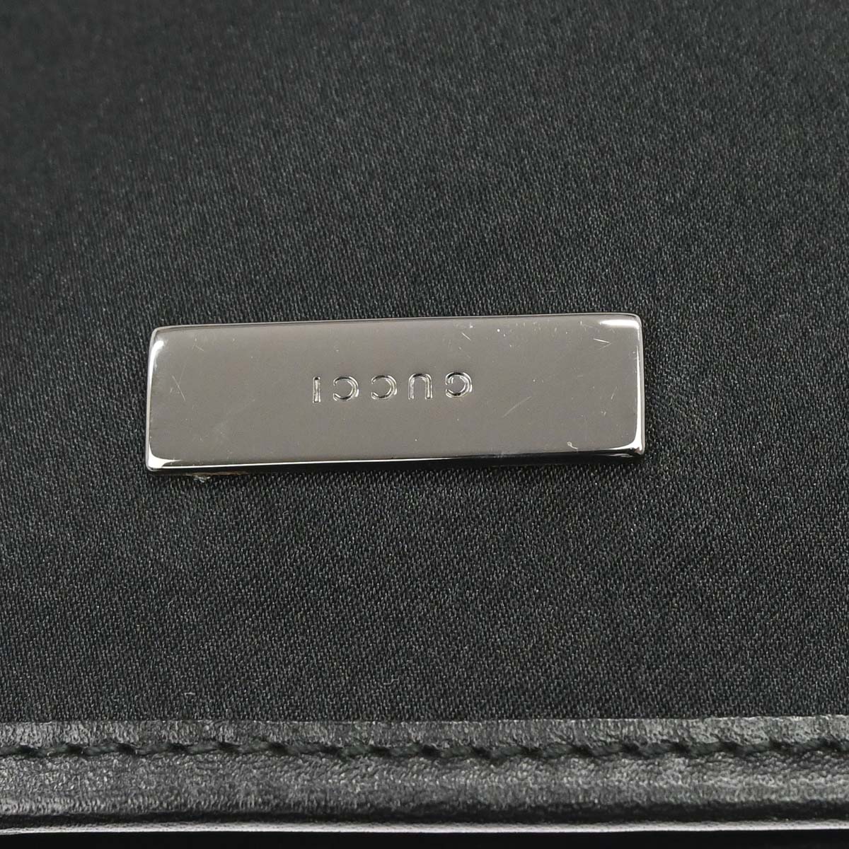 Gucci Black Satin Handbag