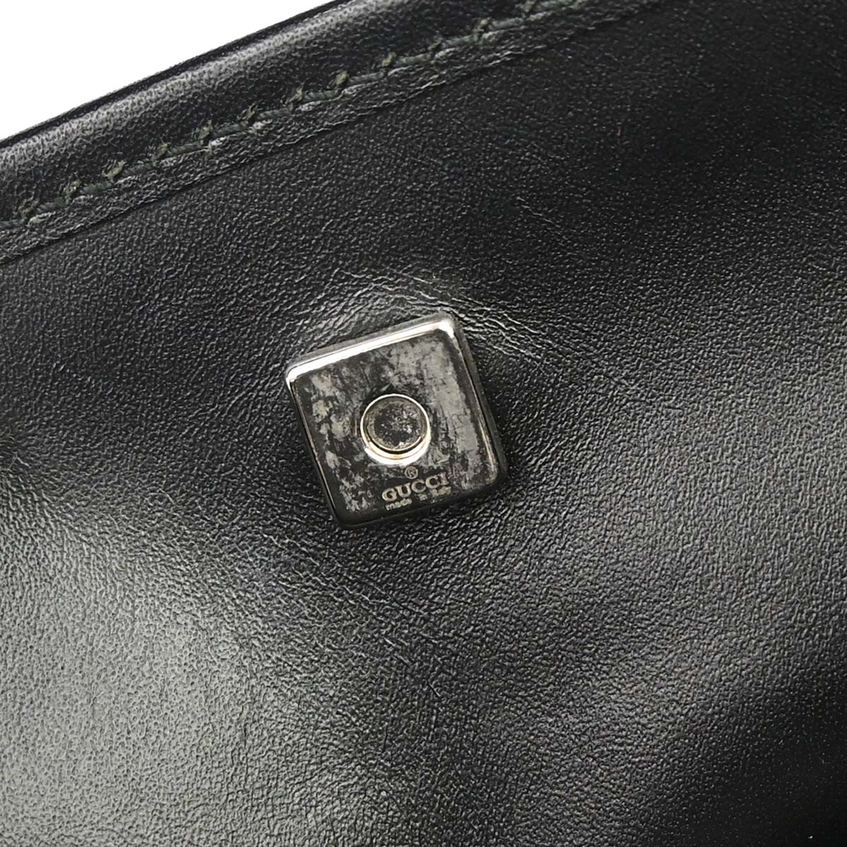 Gucci Black Satin Handbag