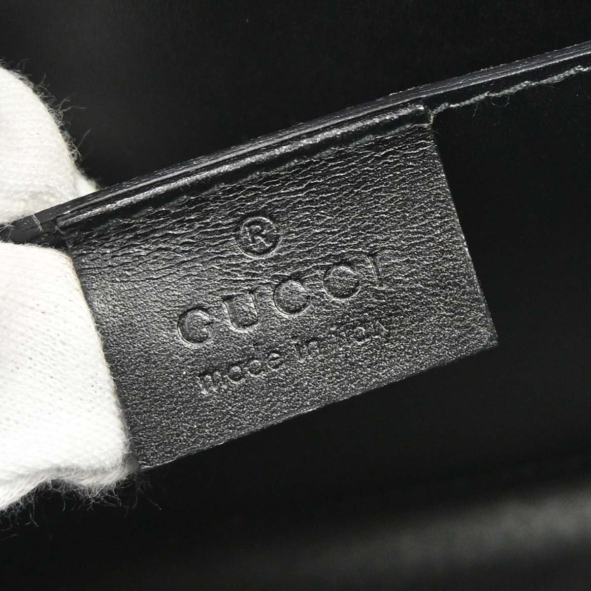 Gucci Black Satin Handbag