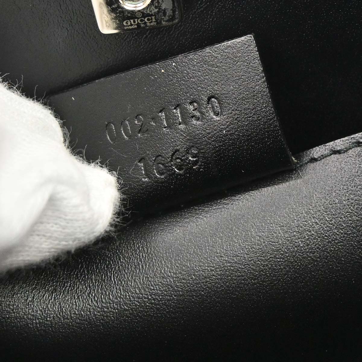 Gucci Black Satin Handbag