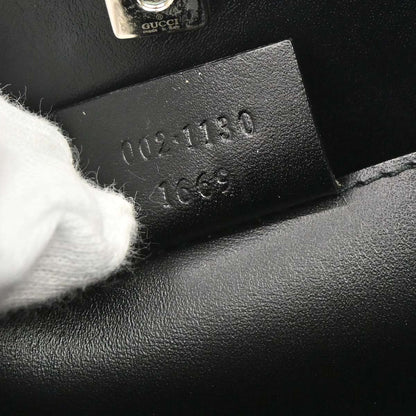 Gucci Black Satin Handbag