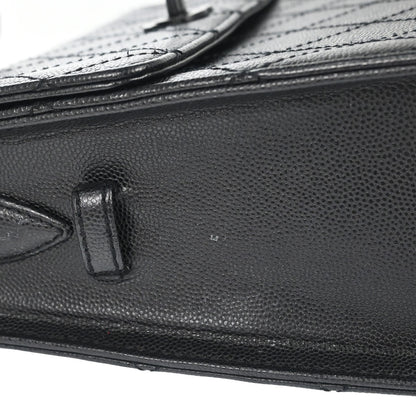 Chanel 1997-1999 Black Caviar Skin Shoulder Bag