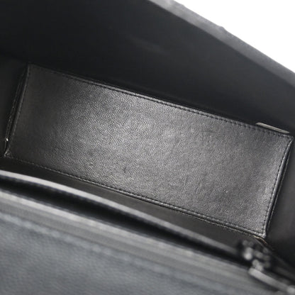 Chanel 1997-1999 Black Caviar Skin Shoulder Bag