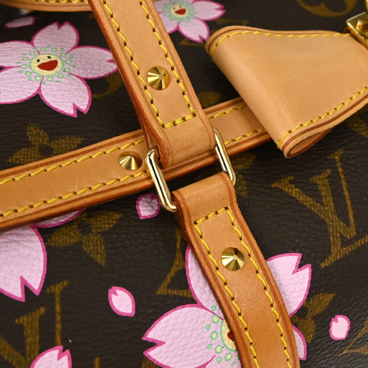 Louis Vuitton 2008 Monogram Cherry Blossom Papillon Handbag M92009