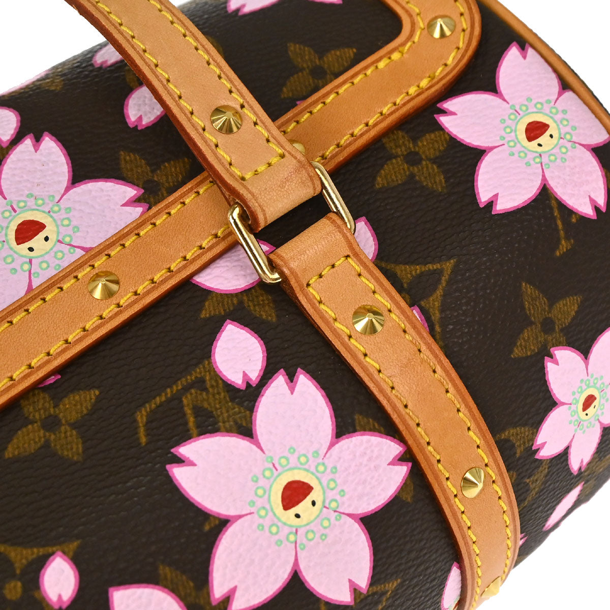 Louis Vuitton 2008 Monogram Cherry Blossom Papillon Handbag M92009