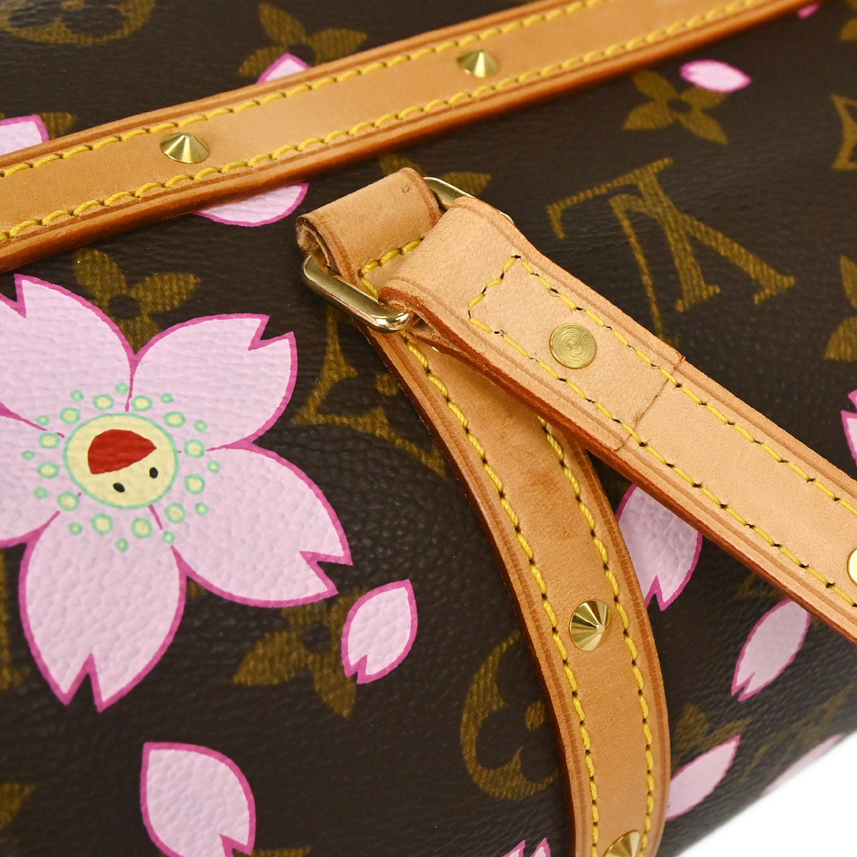 Louis Vuitton 2008 Monogram Cherry Blossom Papillon Handbag M92009