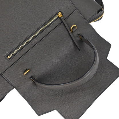 Celine Gray Belt Bag Mini 2way Shoulder Handbag