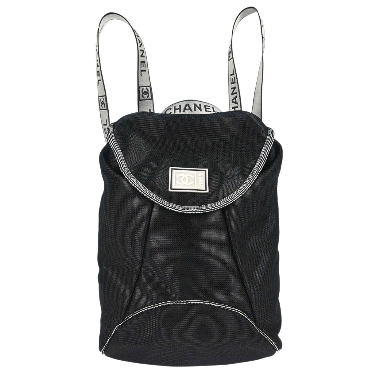 Chanel 2005-2006 Black Nylon Sport Line Backpack