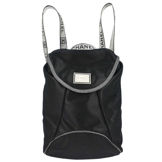 Chanel 2005-2006 Black Nylon Sport Line Backpack