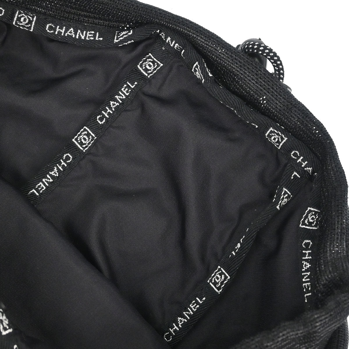Chanel 2005-2006 Black Nylon Sport Line Backpack
