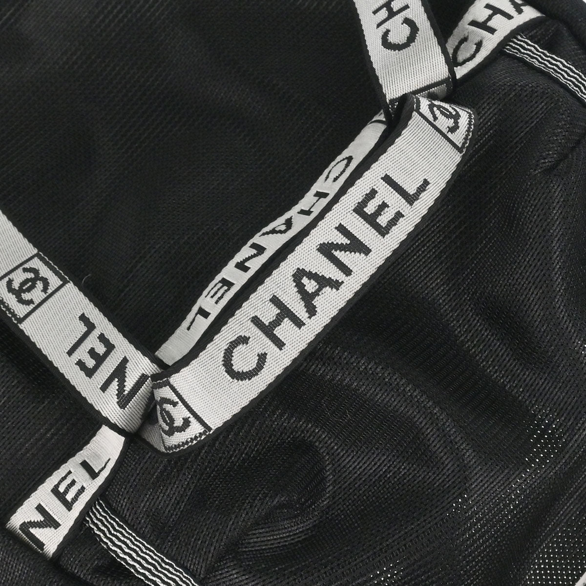Chanel 2005-2006 Black Nylon Sport Line Backpack