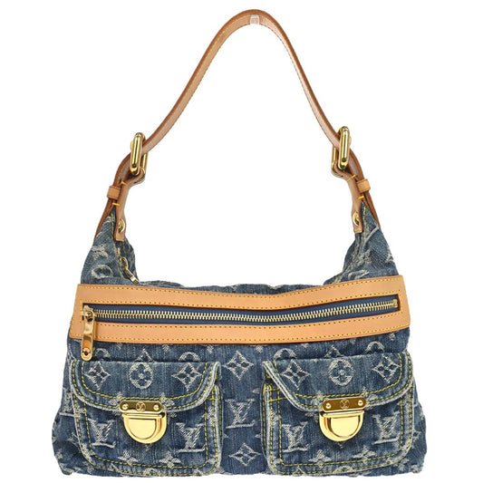 Louis Vuitton Blue Monogram Denim Baggy PM Shoulder Bag M95049
