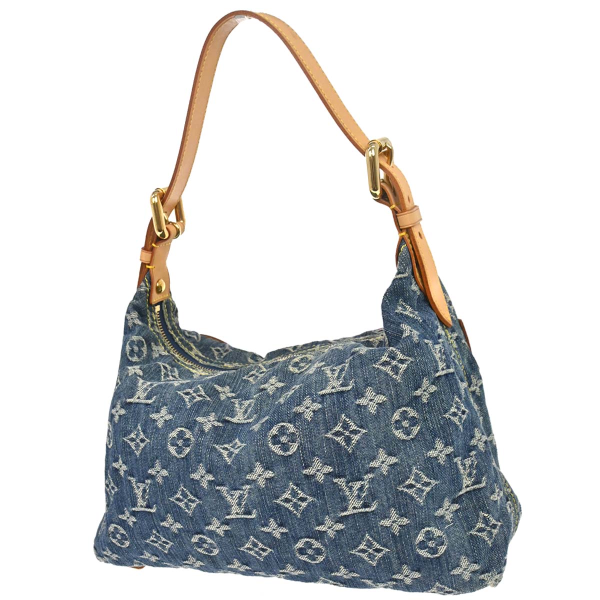 Louis Vuitton Blue Monogram Denim Baggy PM Shoulder Bag M95049