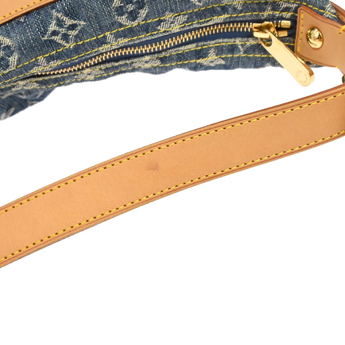 Louis Vuitton Blue Monogram Denim Baggy PM Shoulder Bag M95049