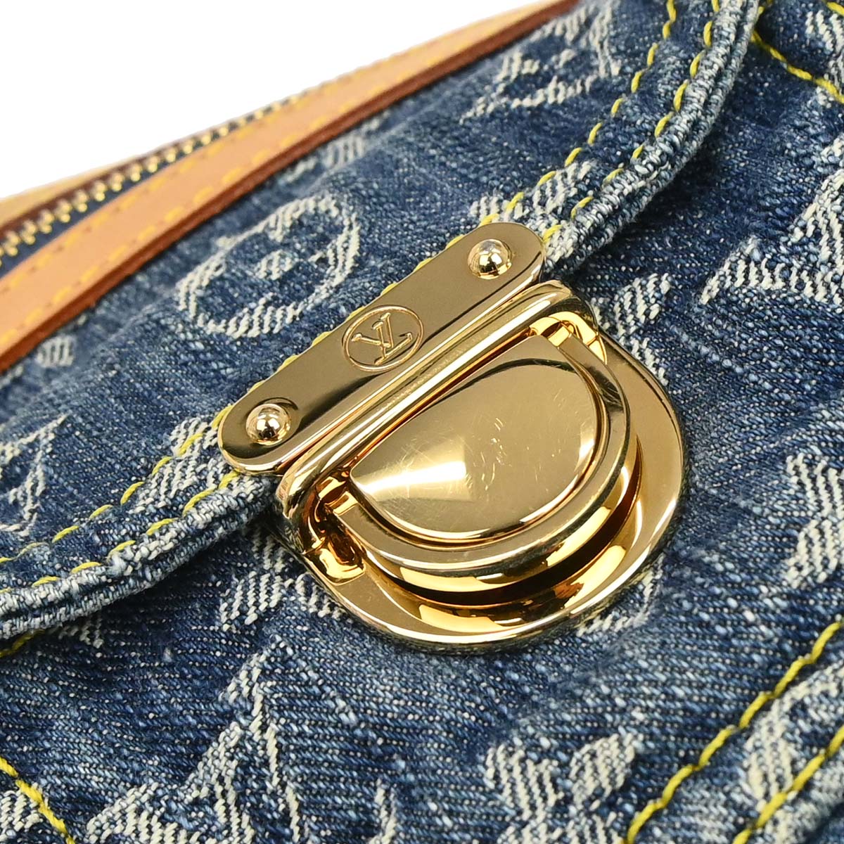 Louis Vuitton Blue Monogram Denim Baggy PM Shoulder Bag M95049