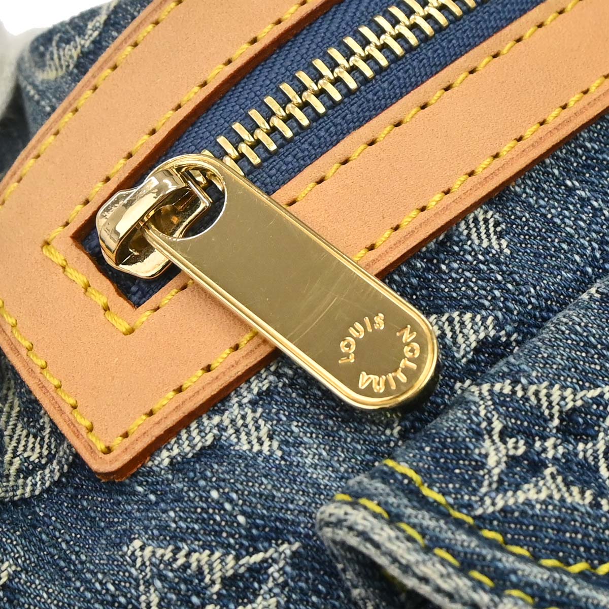 Louis Vuitton Blue Monogram Denim Baggy PM Shoulder Bag M95049