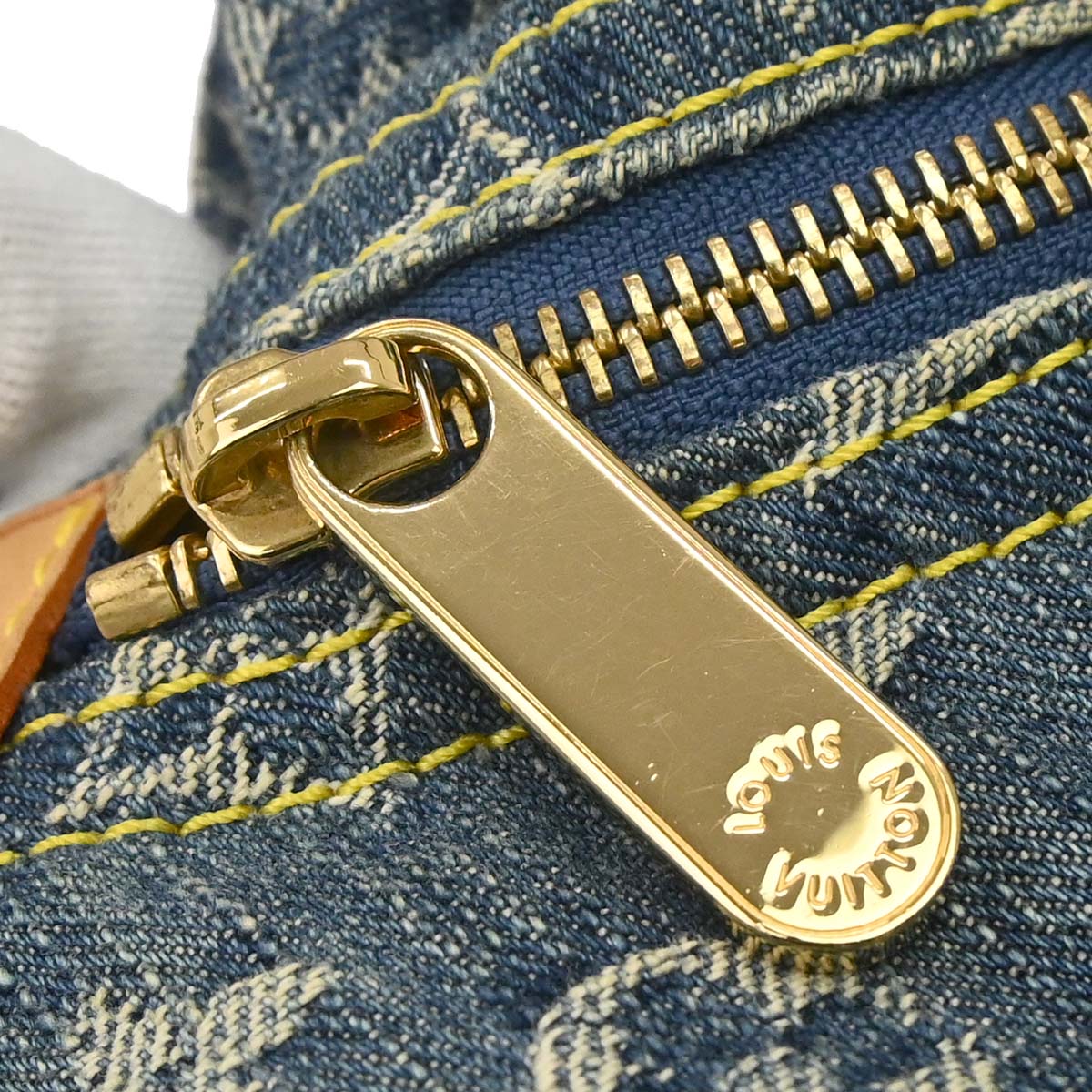 Louis Vuitton Blue Monogram Denim Baggy PM Shoulder Bag M95049