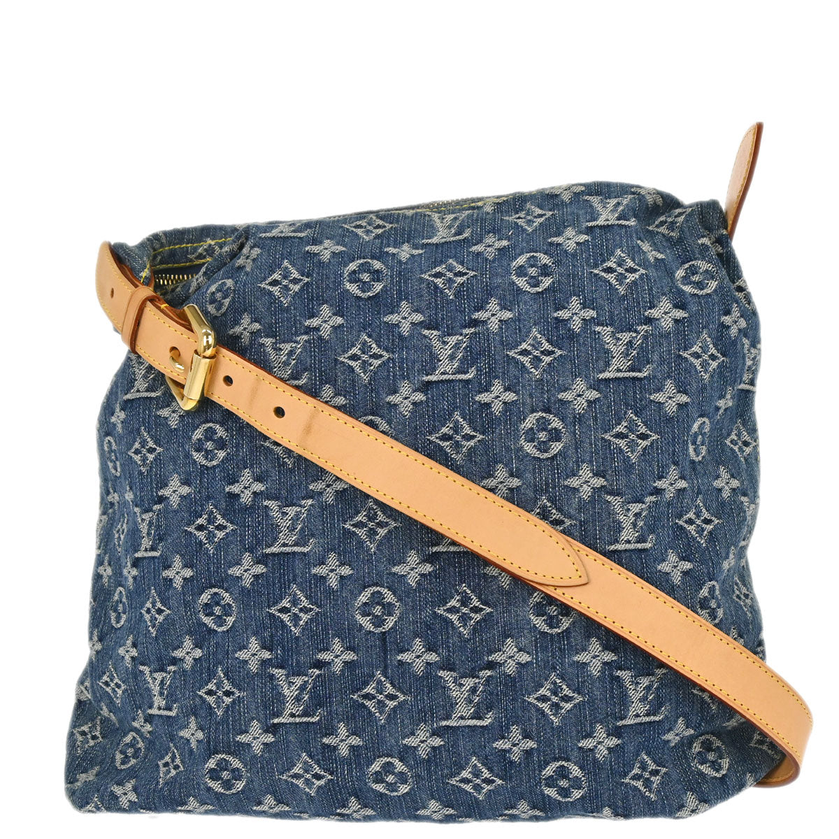 Louis Vuitton 2006 Monogram Denim Baggy GM 2way Shoulder Bag M95048