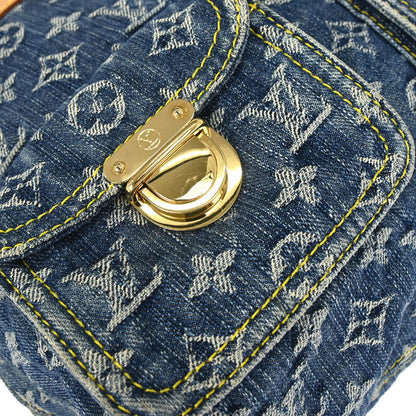 Louis Vuitton 2006 Monogram Denim Baggy GM 2way Shoulder Bag M95048