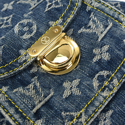 Louis Vuitton 2006 Monogram Denim Baggy GM 2way Shoulder Bag M95048