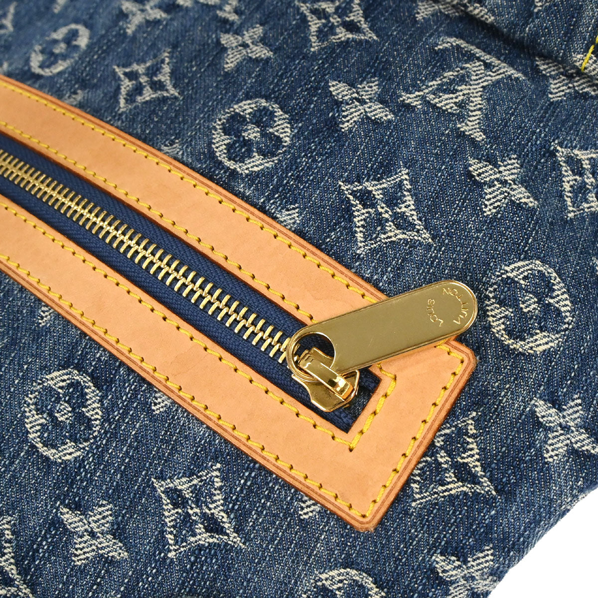 Louis Vuitton 2006 Monogram Denim Baggy GM 2way Shoulder Bag M95048
