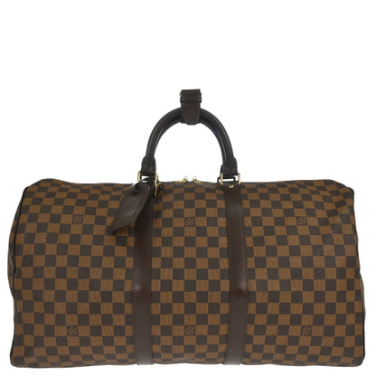 Louis Vuitton Damier Keepall 50 Travel Duffle Handbag N41427
