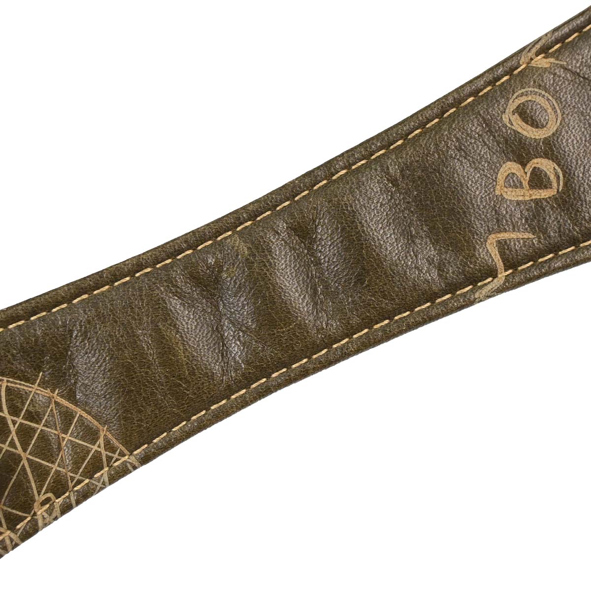 Chanel 2003-2004 Khaki Calfskin Graffiti Handbag