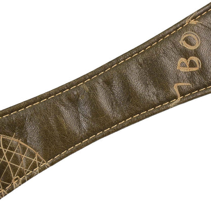 Chanel 2003-2004 Khaki Calfskin Graffiti Handbag