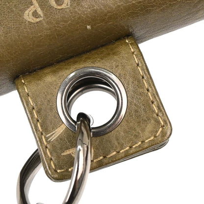Chanel 2003-2004 Khaki Calfskin Graffiti Handbag