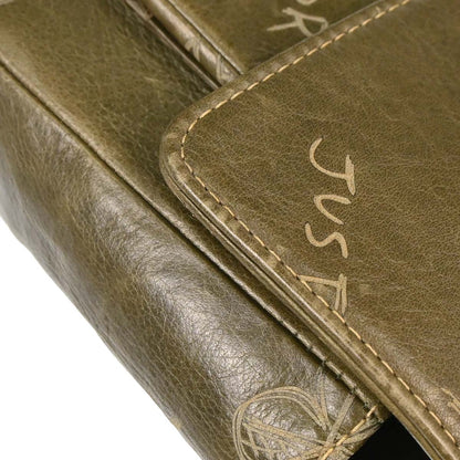 Chanel 2003-2004 Khaki Calfskin Graffiti Handbag