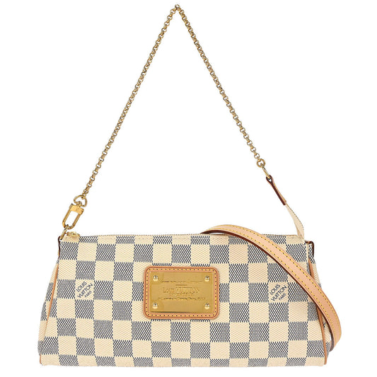 Louis Vuitton 2011 Damier Azur Eva 2way Shoulder Chain Handbag N55214