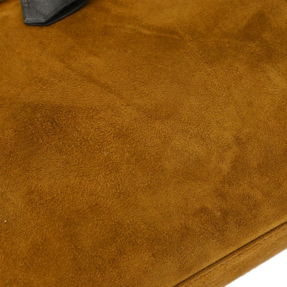Hermes Brown Doblis Mouton Plush Teddy Kelly 35 2way Shoulder Handbag
