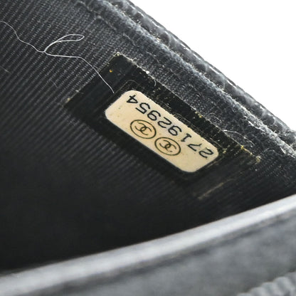 Chanel 2019 Black Caviar Skin Classic WOC Wallet on Chain Bag