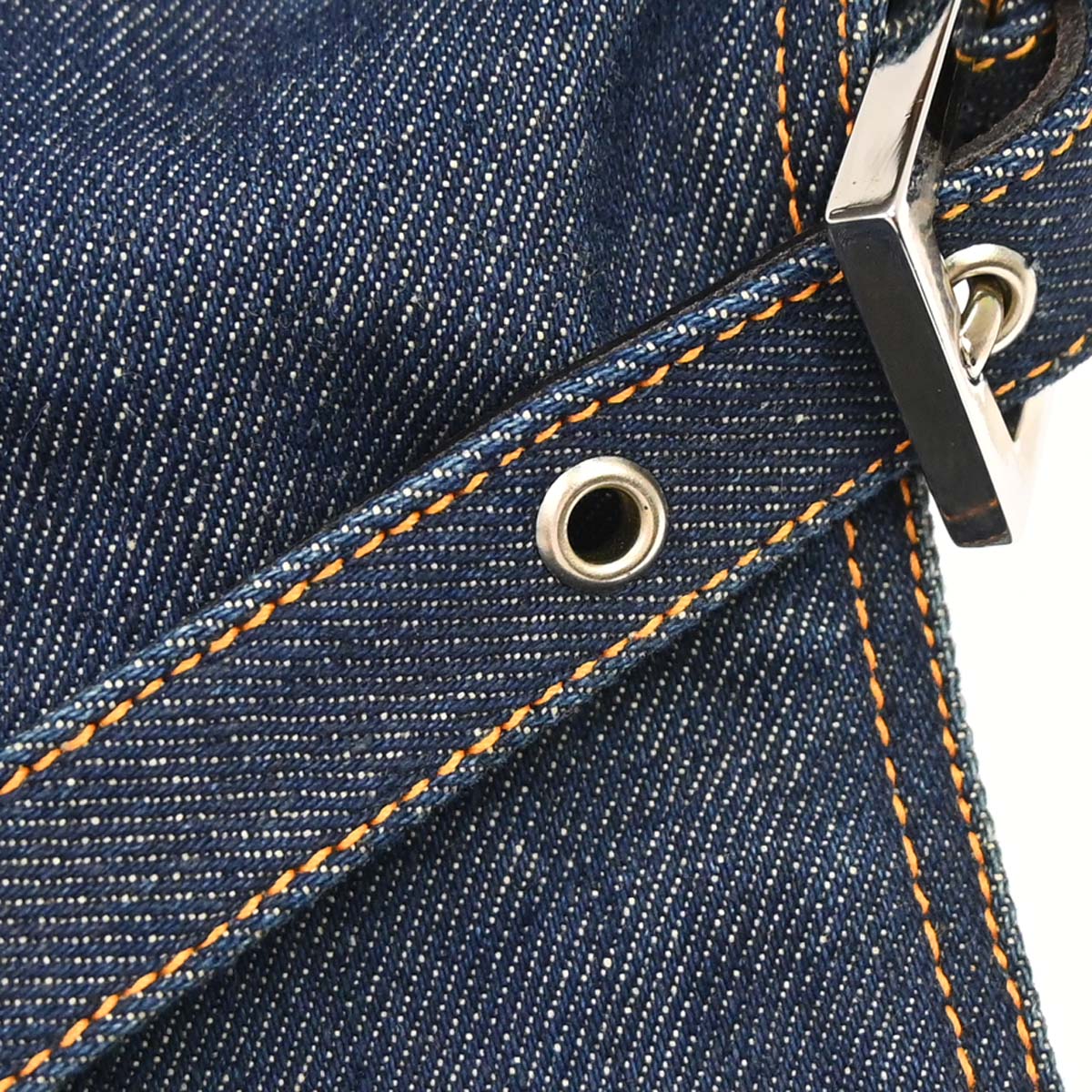 Fendi Indigo Denim Mamma Baguette Handbag
