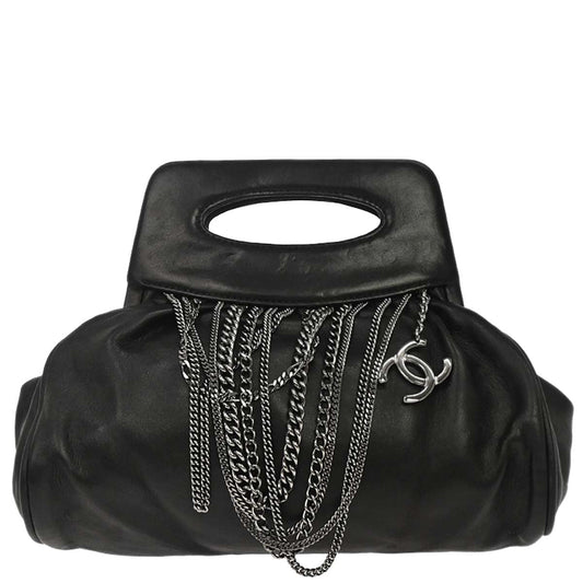 Chanel 2003-2004 Black Lambskin Handbag