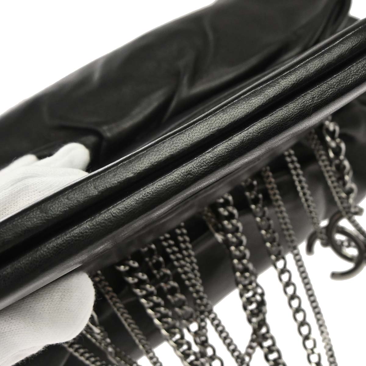 Chanel 2003-2004 Black Lambskin Handbag