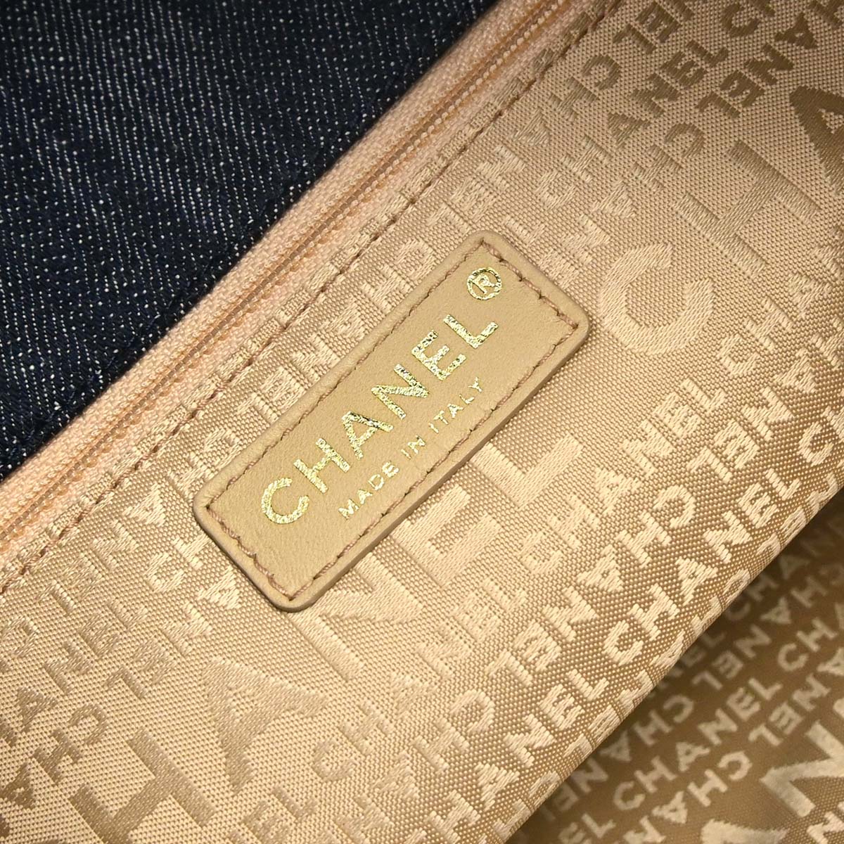 Chanel 2006-2008 Indigo Denim Coco Cabas Tote Handbag