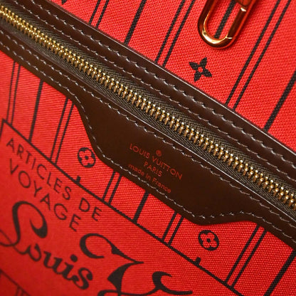 Louis Vuitton 2008 Damier Neverfull MM Tote Handbag N51105