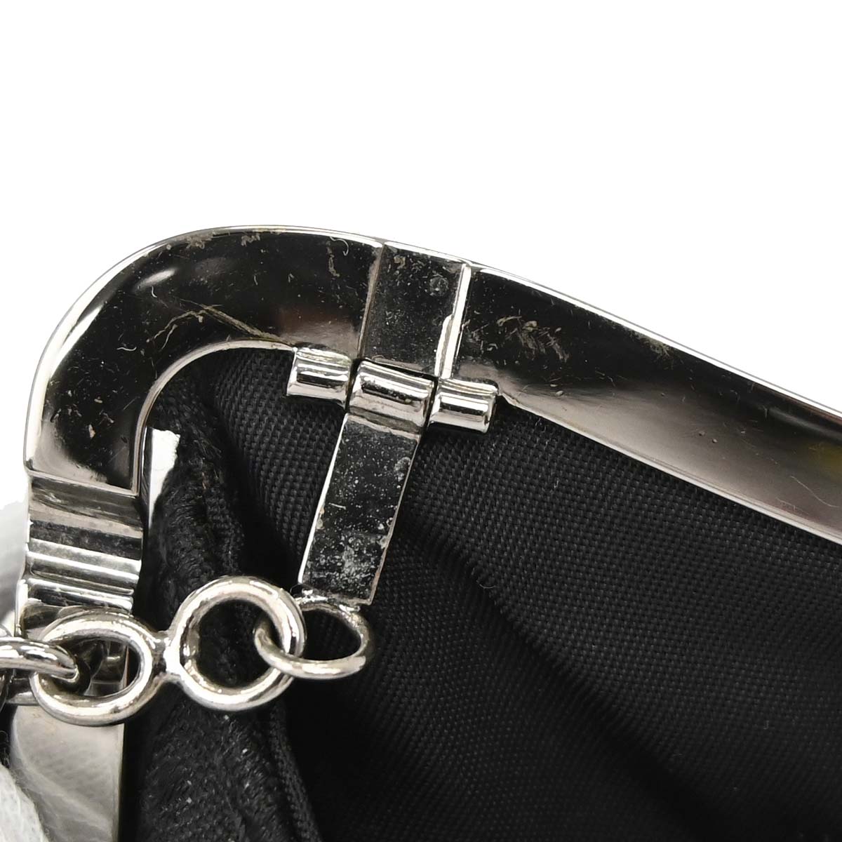 Christian Dior Black Satin Trotter Saddle Handbag