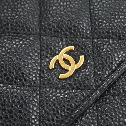 Chanel 2019 Black Caviar Skin Classic WOC Wallet on Chain Bag