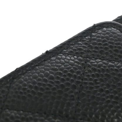 Chanel 2019 Black Caviar Skin Classic WOC Wallet on Chain Bag