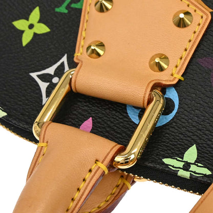 Louis Vuitton 2015 Black Monogram Multicolor Alma PM Handbag M40444