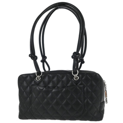 Chanel Black Calfskin Cambon Ligne Bowling Bag 27
