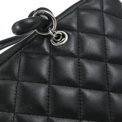 Chanel Black Calfskin Cambon Ligne Bowling Bag 27