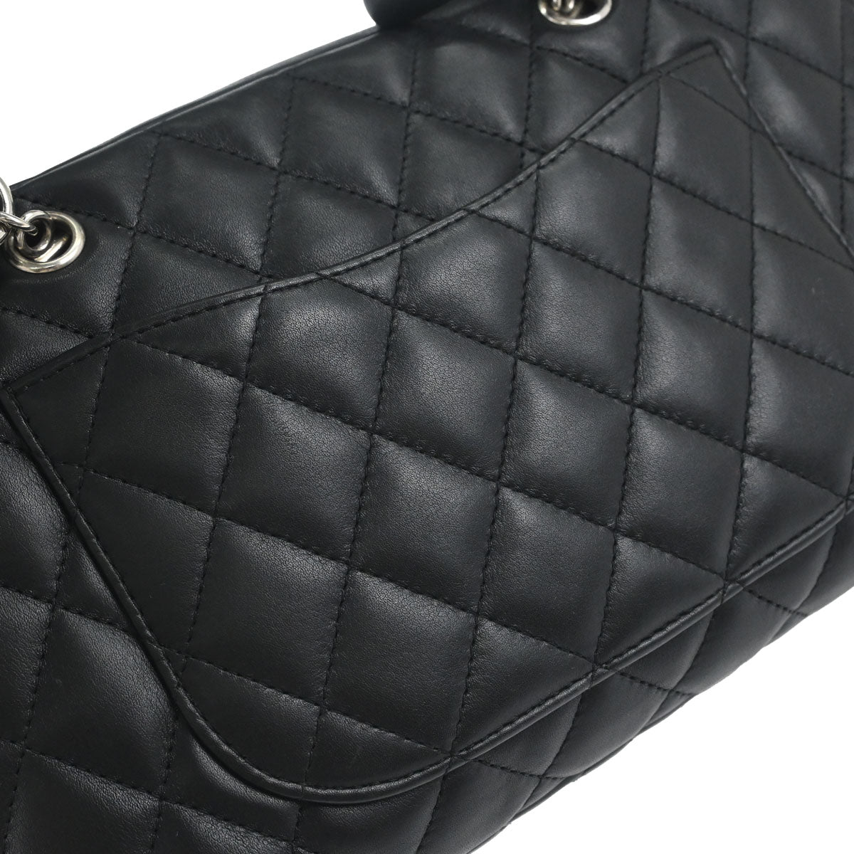 Chanel Black Calfskin Cambon Ligne Bowling Bag 27